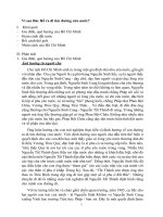 Vì sao bác hồ ra đi tìm đường cứu nước