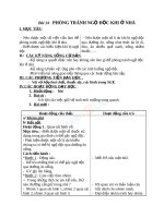 Giáo án TNXH 2 bài phòng tránh ngộ độc khi ở nhà (5) 