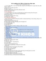 TRẮC NGHIỆM nội KHOA   TIM bẩm SINH 