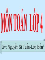 Toán 4   hình bình hành