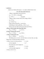 Hướng dẫn bài tập lớn nguyên lý động cơ đốt trong