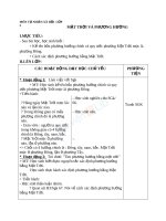 Giáo án TNXH 2 bài mặt trời và phương hướng (4) 