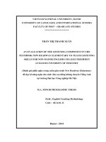 An evaluation of the listening component in the textbook new headway elementary to teach listening skills for non major english college freshmen at hanoi university of industry 