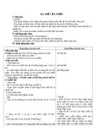 Giáo án khoa học 4 bài ba thể của nước (5) 