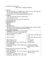 Giáo án TNXH 2 bài mặt trời và phương hướng (2) 