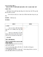 Giáo án khoa học 4 bài tại sao cần ăn phối hợp đạm thực vật và đạm động vật (3) 