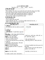 Giáo án khoa học 4 bài ba thể của nước (3) 