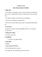 Giáo án TNXH 3 bài một số hoạt động ở trường (5) 