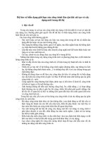 Độ lún và biến dạng giới hạn của công trình lân cận khi cải tạo và xây dựng mới trong đô thị 