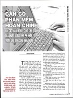 Cần có phần mềm hoàn chỉnh cho các doanh nghiệp cùng kinh doanh ngân hàng và bảo hiểm phi nhân thọ trong ứng dụng công nghệ thông tin 