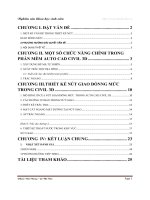 Thiết kế nút giao đồng mức trong civil 3d