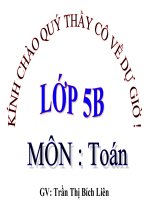 BÀI GIẢNG TOÁN 5 NHÂN một số THẬP PHÂN với một số THẬP PHÂN (27) 