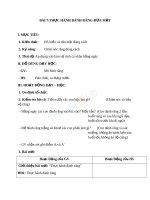 Giáo án TNXH 1 bài thực hành đánh răng và rửa mặt (5) 