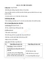 Giáo án TNXH 1 bài ôn tập tự nhiên (3) 