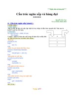 Lập trình với các kiểu dữ liệu hàng đợi và ngăn xếp