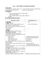 Giáo án TNXH 2 bài mặt trời và phương hướng (6) 