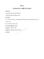 Giáo án âm nhạc 2 bài ôn tập hát chiến sĩ tí hon 