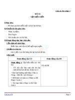 Giáo án âm nhạc 1 bài tập biểu diễn các bài hát đã học (2) 