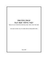 Phương pháp dạy học tiếng việt