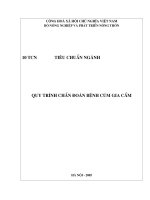 Quy trình chẩn đoán bệnh cúm gia cầm (10 TCN)