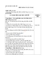 Giáo án TNXH 2 bài mặt trăng và các vì sao (3) 