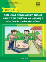 Chuyên đề sản xuất nông nghiệp trong kinh tế thị trường và hội nhập vì sự phát triển bền vững