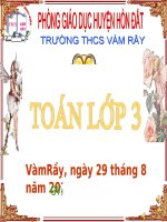 Bài giảng toán 3 thao giảng bài xem đồng hồ (4) 