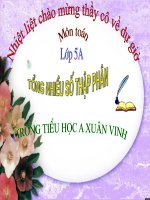 Bài giảng toán học 5 tổng nhiều số thập phân (12) 