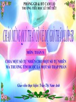 Bài giảng toán 5 chia một số tự nhiên mà thương tìm được là một số thập phân (13) 