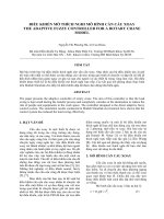 Điều khiển mờ thích nghi mô hình cần cẩu xoay 