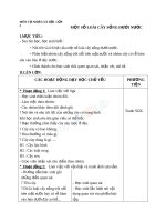 Giáo án TNXH 2 bài một số loài cây sống dưới nước (4) 