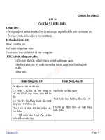 Giáo án âm nhạc 1 bài ôn tập và biểu diễn 