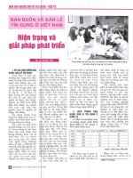 Bán buôn và bán lẻ tín dụng ở việt nam  hiện trạng và giải pháp phát triển 