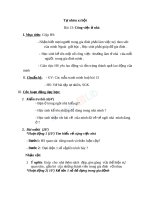 Giáo án TNXH 1 bài công việc ở nhà (5) 