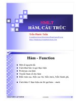 Bài giảng nhập môn lập trình hàm, cấu trúc   trần phước tuấn 