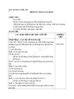 Giáo án TNXH 2 bài đồ dùng trong gia đình (2) 