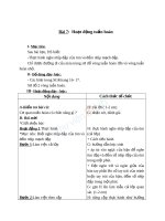 Giáo án TNXH 3 bài hoạt động tuần hoàn (6) 