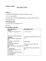 Giáo án TNXH 1 bài hoạt động ở lớp (2) 