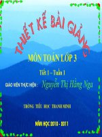 Bài giảng toán 3 đọc viết so sánh các số có 3 chữ số (9) 