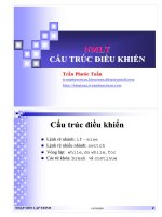 Bài giảng nhập môn lập trình cấu trúc điều khiển   trần phước tuấn 