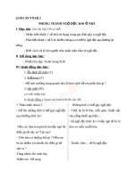 Giáo án TNXH 2 bài phòng tránh ngộ độc khi ở nhà (3) 