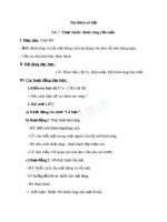 Giáo án TNXH 1 bài thực hành đánh răng và rửa mặt (2) 