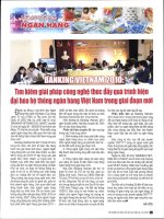 Banking vietnam 2010 tìm kiếm giải pháp công nghệ thúc đẩy quá trình hiện đại hóa hệ thống ngân hàng việt nam trong giai đoạn mới 