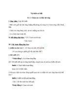 Giáo án TNXH 1 bài chăm sóc và bảo vệ răng (5) 