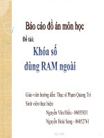 Báo cáo đồ án vi xử lý trong đo lường điều khiển