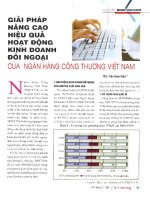 Giải pháp nâng cao hiệu quả hoạt động kinh doanh đối ngoại của ngân hàng công thương việt nam 