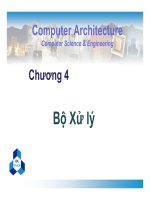 Bài giảng kiến trúc máy tính   chương 4 bộ xử lý 