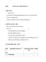 Giáo án TNXH 1 bài chăm sóc và bảo vệ răng (2) 