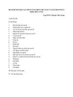 Hiện trạng hệ sinh thái rạn san hô việt nam và giải pháp bảo vệ phát triển bền vững