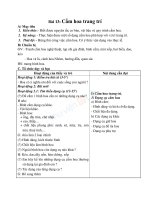 Giáo án công nghệ 6 bài cắm hoa trang trí (6) 